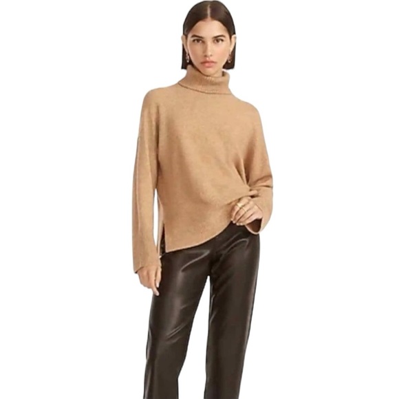 J. Crew Sweaters - J. Crew Alpaca Wool Oversized Slouchy Supersoft Yarn Turtleneck Sweater AF023